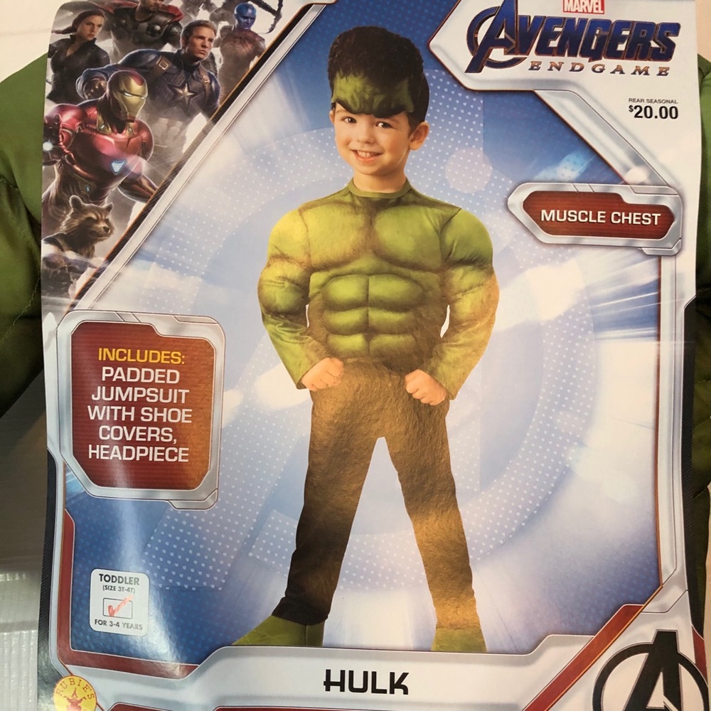 New Avengers Endgame Hulk Costume